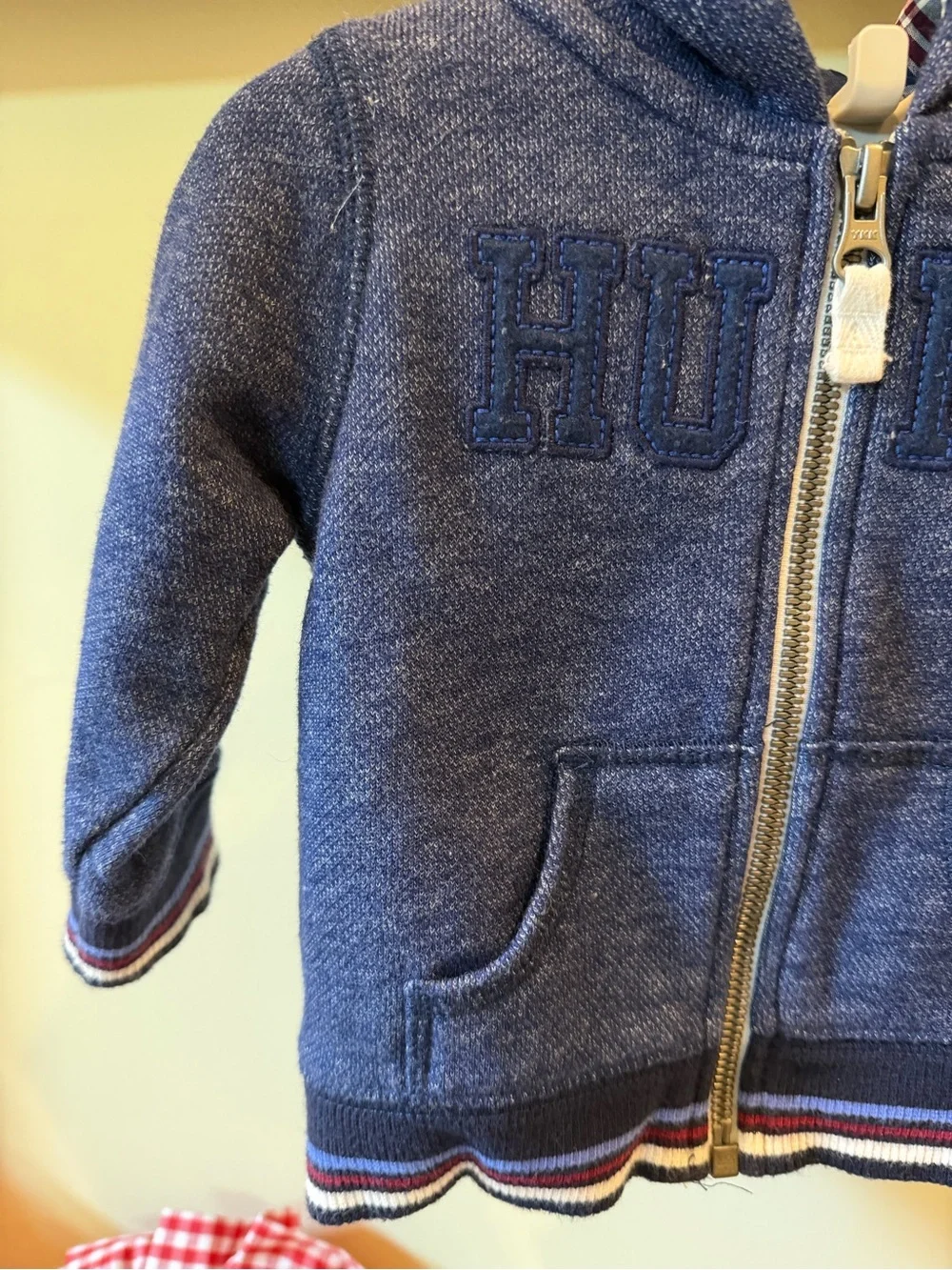 Carter's Old Navy Toddler Boys Waffle Shirt & Hoodie Set